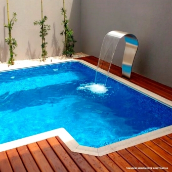Cascata para Piscina Naja High Tech 1,05m Saída de 50mm