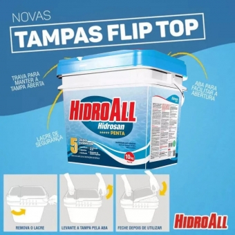 Cloro Granulado Hidrosan 5x1 - 10 Kg