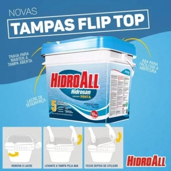 Cloro Granulado Hidrosan 5x1 - 10 Kg